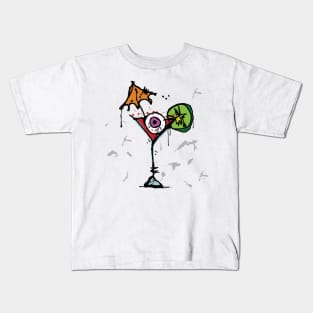 Blood martini drink Kids T-Shirt